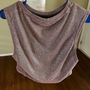 Men’s Glitter Crop Top